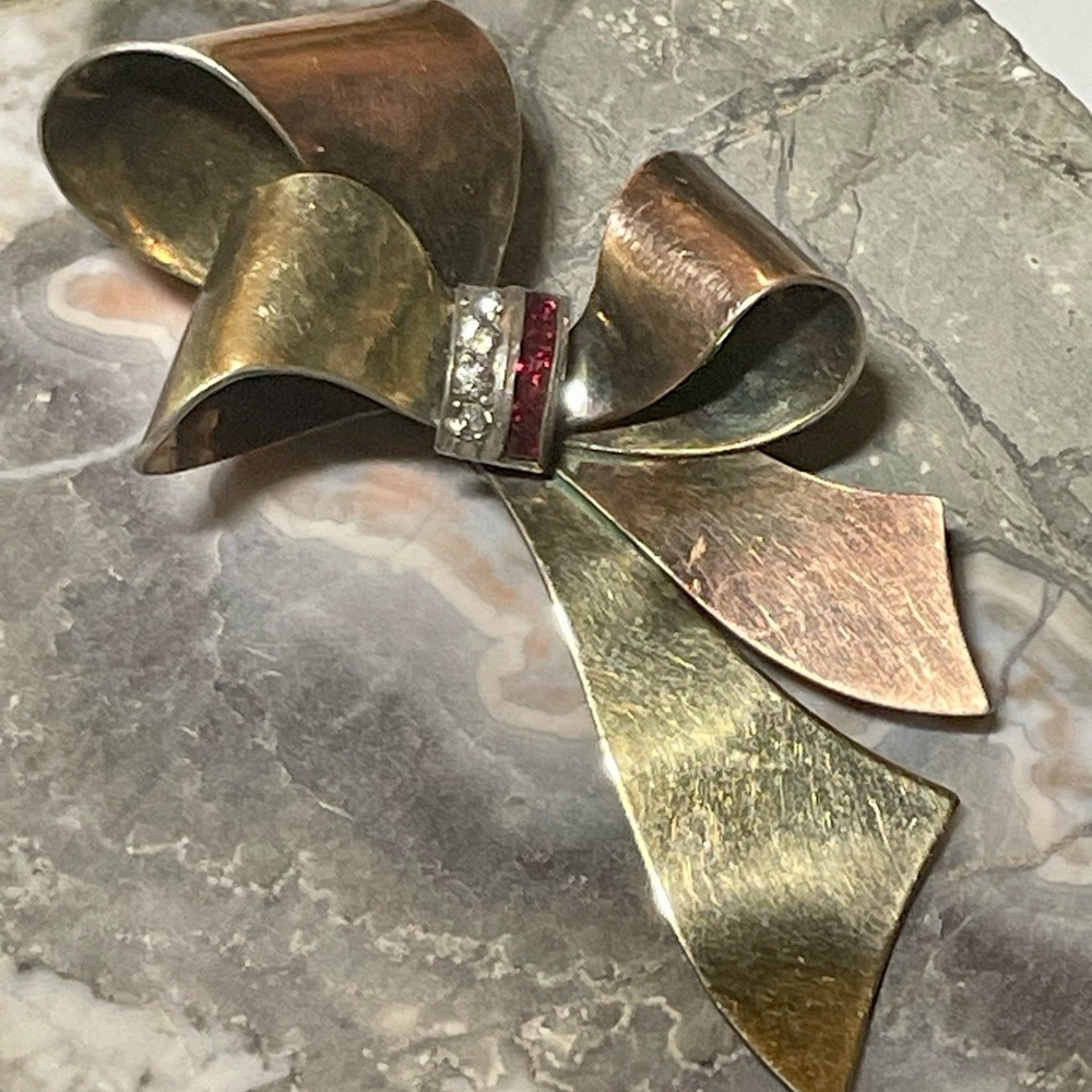 Vintage Taylord gold filled/sterling brooch